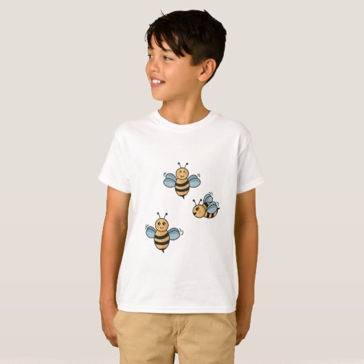 T-shirt Cute bees (Devant entier)
