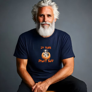 T-shirt Cute berger australien halloween orange ironique