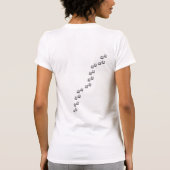 T-shirt Cute Billy Chèvre avec Bowtie (Dos)