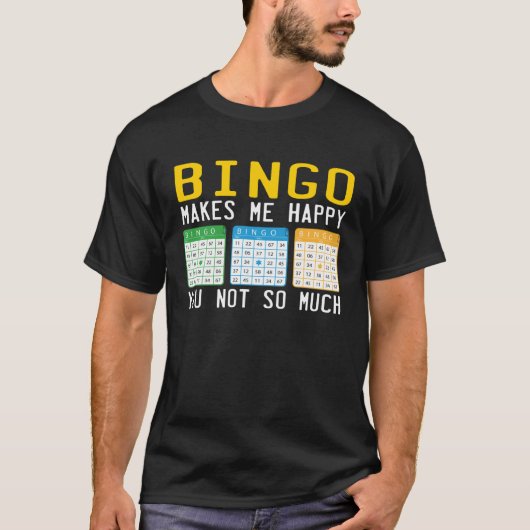 T-shirt Cute Bingo For Casino Game Bingo (Devant)