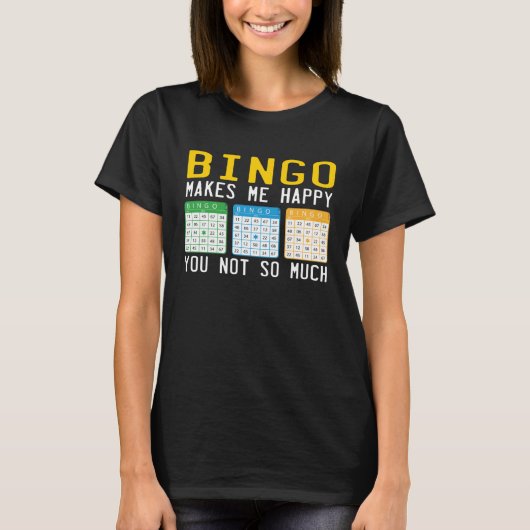 T-shirt Cute Bingo For Casino Game Bingo (Devant)