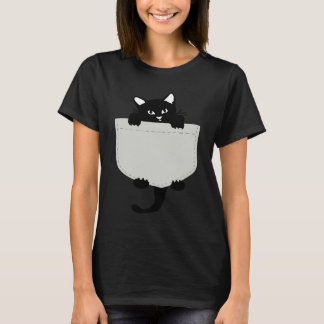T-shirt Cute Black cat You are my Meow Cat In Pocket Cute 