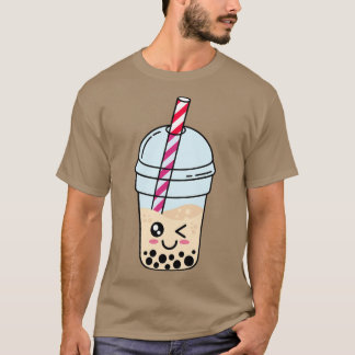 T-shirt Cute Boba Bubble Pearl Tapioca Thé au lait