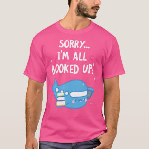 T-shirt Cute Book Lots Kawaii Style Pun d'avion