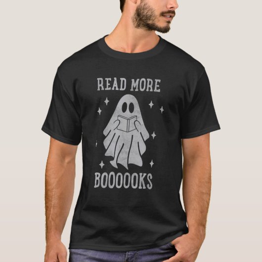 T-shirt Cute Boooks Read More Books Funny Teacher H (Devant)