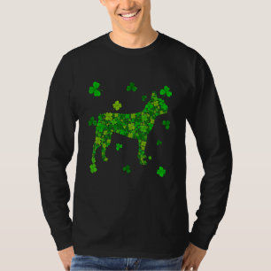 T-shirt Cute Boston Terrier Chien Shamrock irlandais St pa