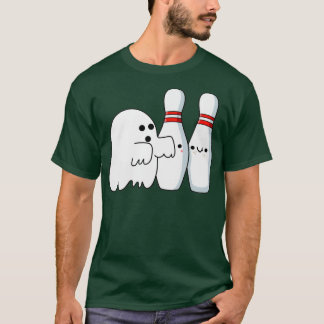 T-shirt Cute Bowling Ball Ghost T