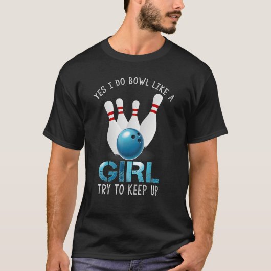 T-shirt Cute Bowling Pour Femmes Filles Bowler Spare Me La (Devant)