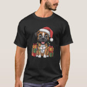 T-shirt Cute Boxer Christmas Xmas Design Funny Dog Lover H (Devant)