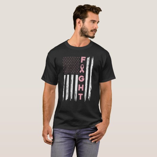 T-shirt Cute Breast Cancer Sensibilisation Amis Unité Comb (Devant entier)
