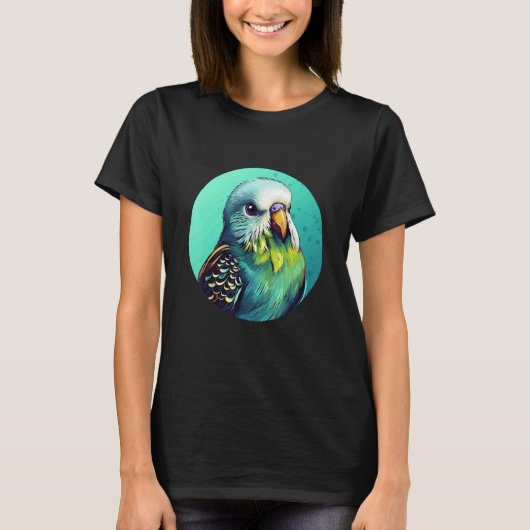 T-shirt Cute Budgie Bird Parakeet Birds Bird Breeder 2 (Devant)