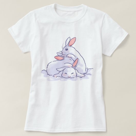 T-shirt Cute Bunnies (Design devant)