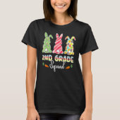 T-shirt Cute Bunnies 2nd Grade Teacher Squad Easter Day Ti (Devant)