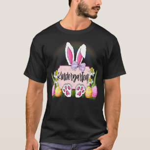 T-shirt Cute Bunnies Jardin d'enfants Équipe enseignant Ha