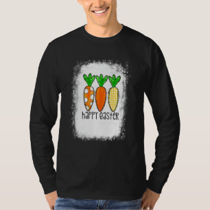 T-shirt Cute Bunny Leopard Plaid Carottes Oeufs Chasse Heu