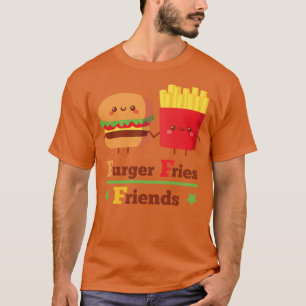 T-shirt Cute Burger et Fries Amis BFF Funny