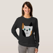 T-shirt Cute Calico Kitty Cat Fun Adorable Kitten (Devant entier)
