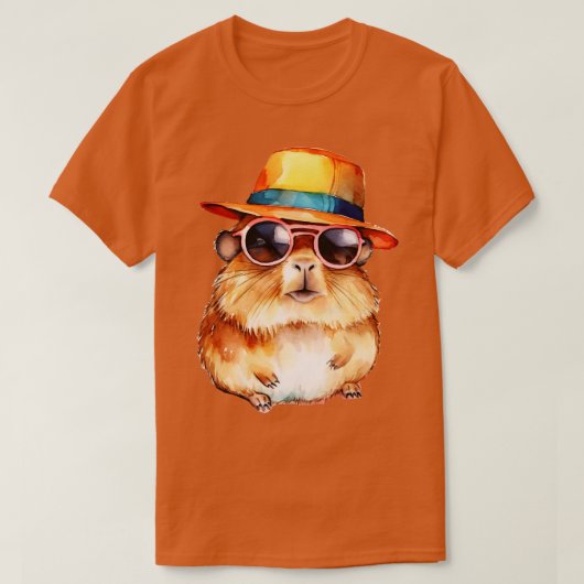 T-shirt Cute Capybara (Design devant)