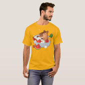 T-shirt Cute Capybara Fruit Bath Spa Day Kawaii Animal Ill (Devant entier)