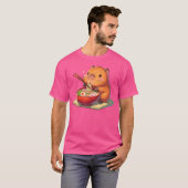 T-shirt Cute Capybara Mange Ramen Noodles Capybara Ramen (Devant entier)