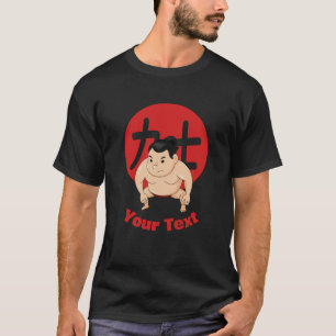 T-shirt Cute caricaturiste sumo petit rikishi