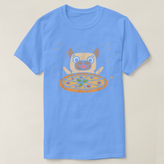 T-shirt Cute Carlin Graphique Pizza Lover Manger Italien P (Design devant)