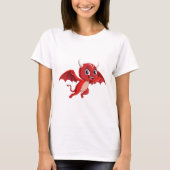 T-shirt Cute cartoon flying devil (Devant)