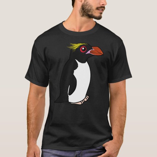T-shirt Cute Cartoon Penguin Bird Macaroni Penguin Birdor (Devant)