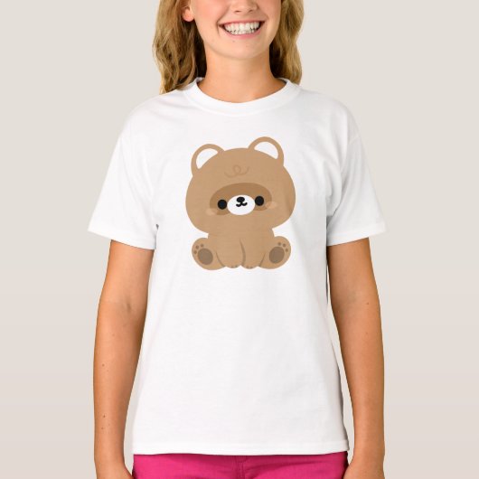 T-shirt Cute castor (Devant)