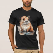 T-shirt Cute castor (Devant)