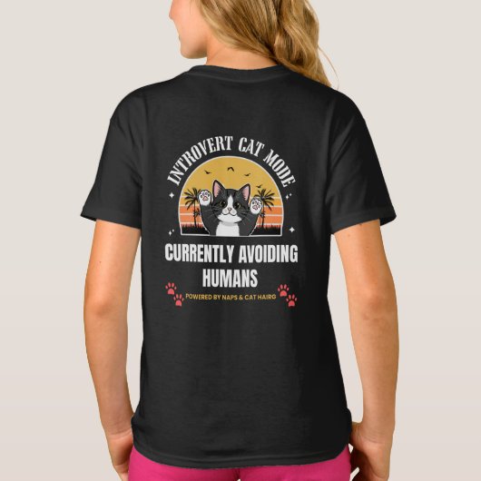 T-shirt Cute Cat (Dos)