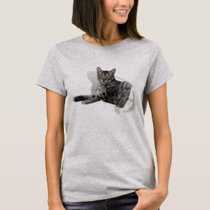 T-shirt Cute Cat 3D Graphisme drôle illusion populaire