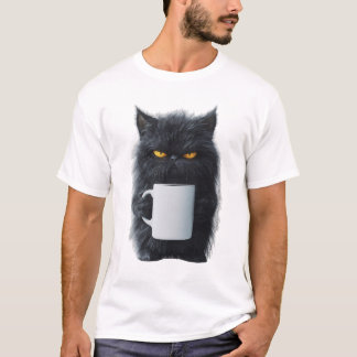 T-shirt Cute Cat Coffee Mug - Céramique Jouer Design Cat L