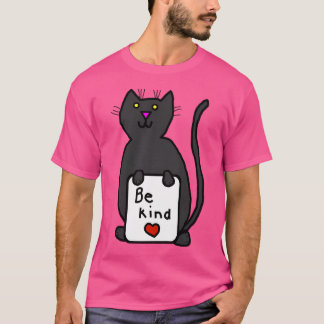 T-shirt Cute Cat Dit - Réseau Pour Être Comme
