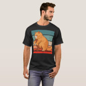 T-shirt Cute cat fat cat orange tabby charming feline char (Devant entier)