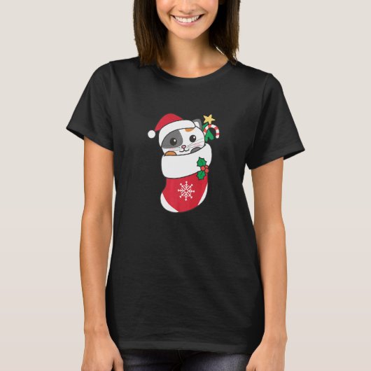 T-shirt Cute Cat For Christmas Cat 9 (Devant)
