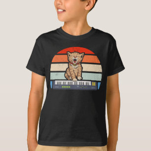 T-shirt Cute Cat lecture Clavier