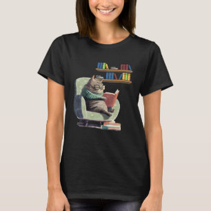 T-shirt Cute Cat Lecture Livre Bookworms Cat Lecture 2