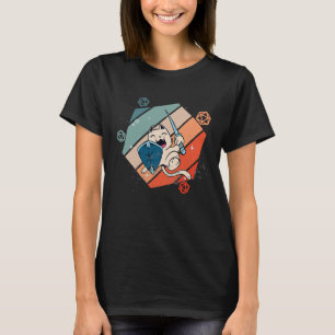 T-shirt Cute Cat Paladin Knight D20 Jeu de Rôle sur Table