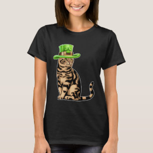 T-shirt Cute Cat Saint Patrick Day Joyeux St Kitten Day