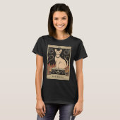 T-shirt Cute Cat Tarot The Devil Cat For Women Kids (Devant entier)