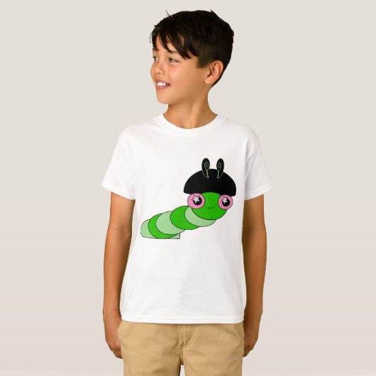 T-shirt Cute Caterpillar (Devant entier)