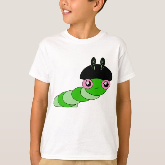 T-shirt Cute Caterpillar (Devant)