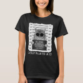 T-shirt Cute Catnip M'A Fait Faire Chat Mugshot Femmes (Devant)
