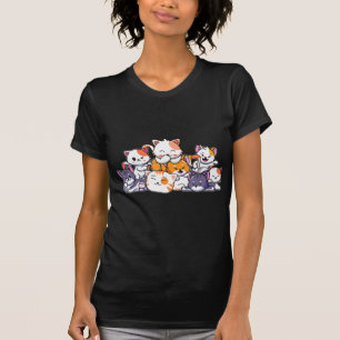T-shirt Cute Cats Anime Kawaii Japonais Otaku Neko Don Wo