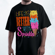 Cute Cats Life is Better With Sprinkles Amoureux d