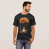 T-shirt Cute Cats Lover Siamese Cat Fall Autumn (Devant entier)