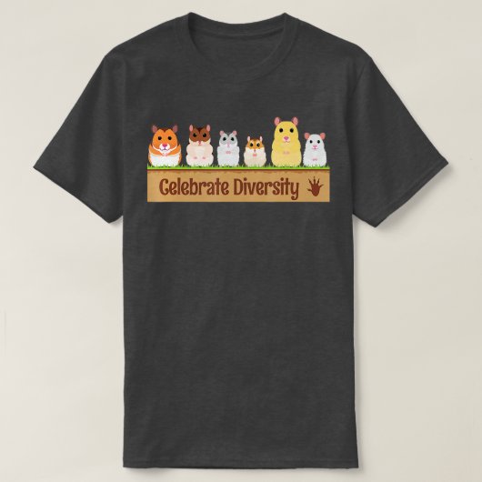 T-shirt Cute Celebrate Diversity Propriétaires d'animaux d (Design devant)