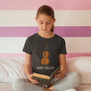 T-shirt Cute Cellist Musicien fille Anniversaire Gag