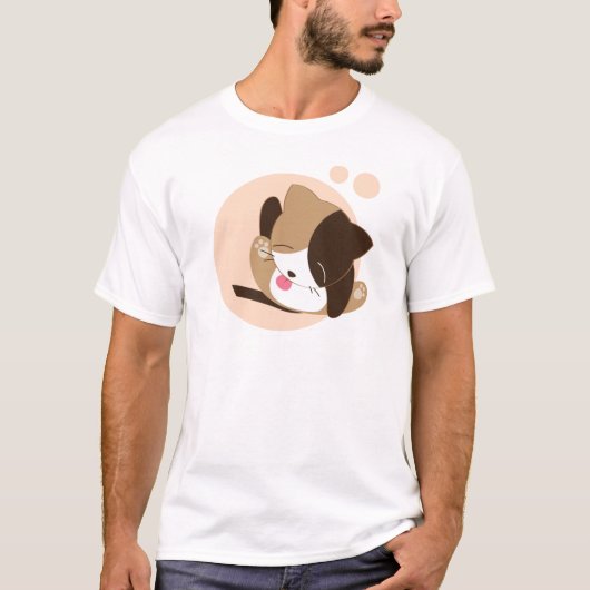 T-shirt Cute chat (Devant)